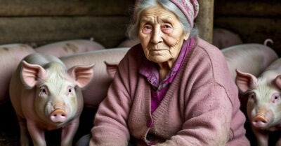 Вышвырнула пожилую мать в хлев к свиньям по требованию мужа, а спозаранку изумилась…