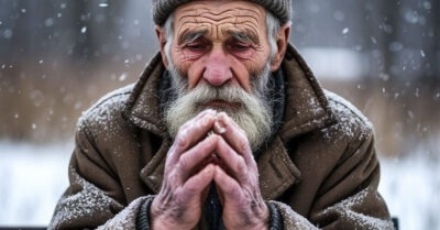 Выгнанный из дома сыном и невесткой старик встретил странное существо, подарившее ему новую надежду…