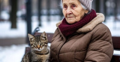 Пожилая женщина спасла кота… А после этого с ней начали происходить события, ни один медик не поверил бы!